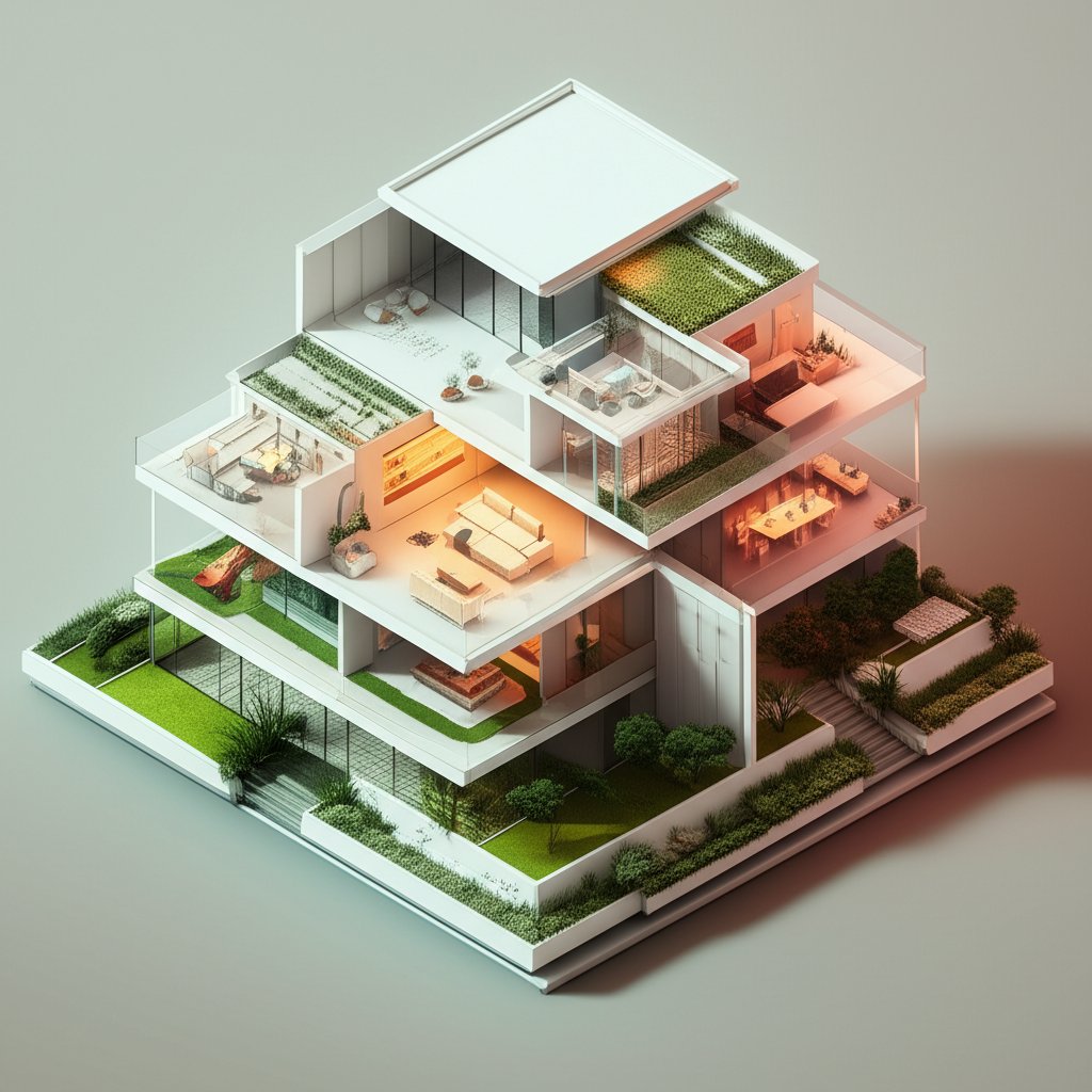 Comfortable living and dining rooms, perfect for daily life and gatherings.