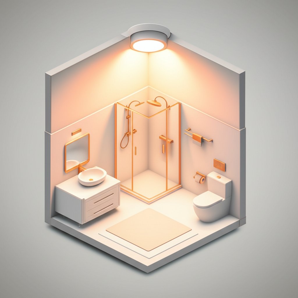 Why flush mount ceiling lights are the best choice for most bathroom designs.